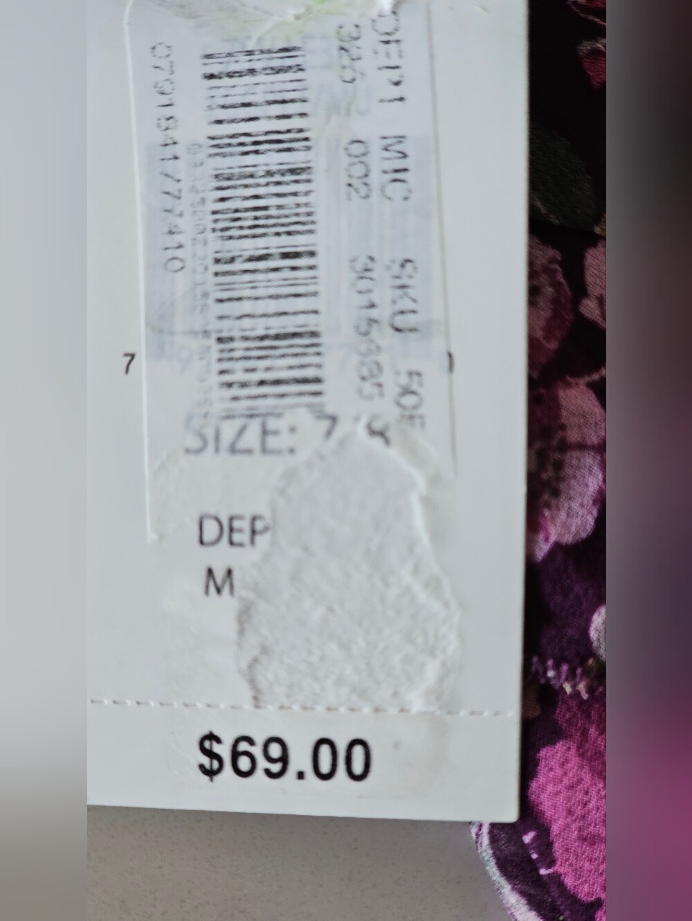B Darlin Women's Black Pink Floral Mini Ruffle Layered Dress Size 7 & 13 NWT - Picture 11 of 11